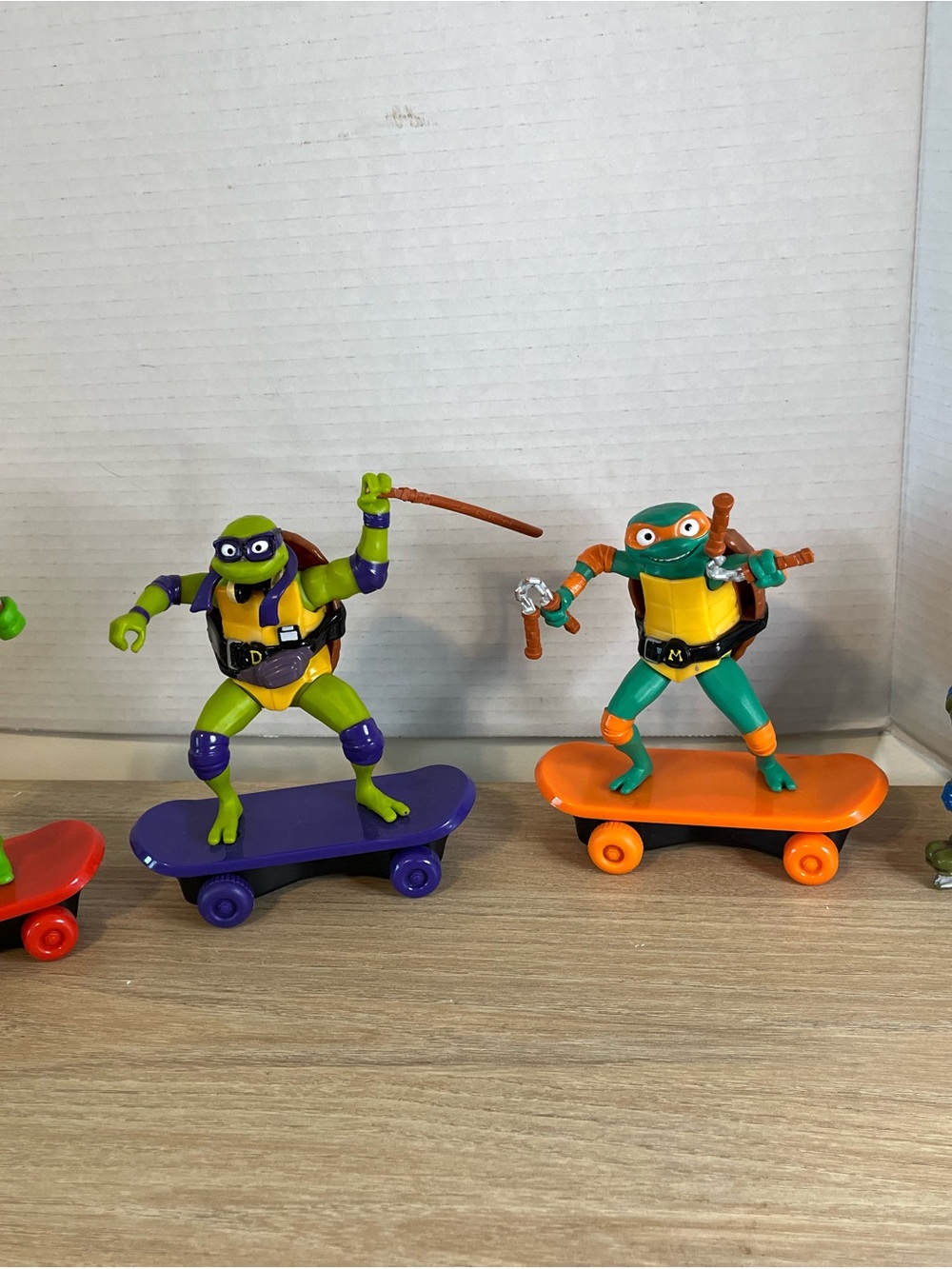 Donatello, Leonardo, Michelangelo & Ralph Action Figures
